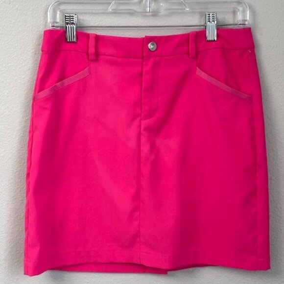 Polo Golf Ralph Lauren Bright Pink Active Skort - Size 2 - Picture 2 of 11